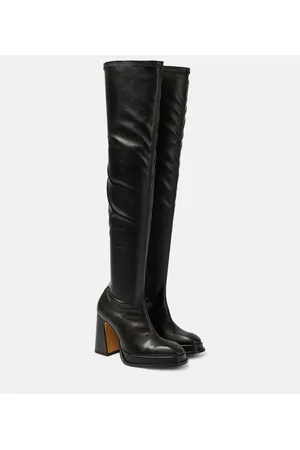 Souliers Martinez Stivali cuissardes Velvet 100