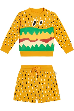 Stella McCartney Baby - Felpa e shorts in cotone