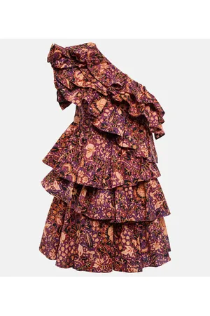 ULLA JOHNSON Miniabito Naomi in popeline di cotone