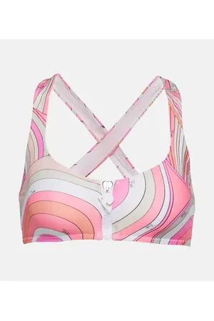 Puccini Top bikini Iride con stampa