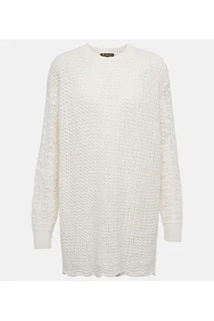 Loro Piana Pullover oversize Monviso in cashmere e seta