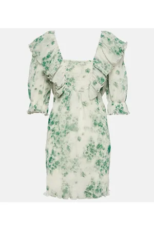 Ganni Miniabito in georgette con pince