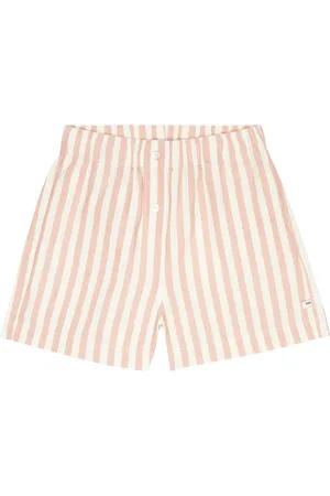 The New Society Shorts Ambra in misto cotone e lino