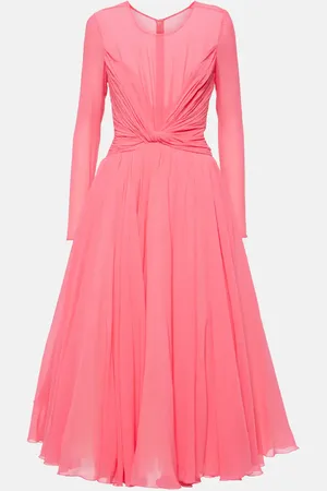 Giambattista Valli Abito midi in georgette di seta