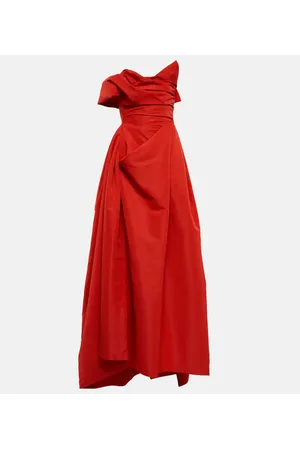 Vivienne Westwood Abito lungo monospalla in raso