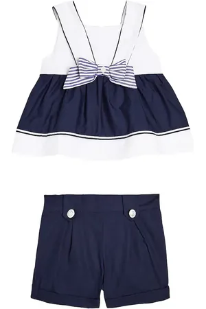 PATACHOU Baby - Top e shorts in cotone