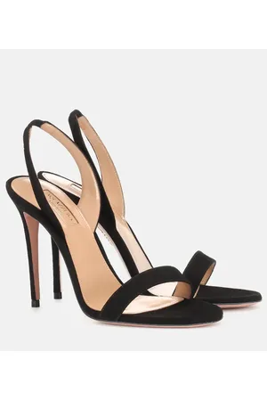 Aquazzura Sandali So Nude 105 in suede
