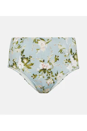 Erdem Slip bikini a vita alta con stampa