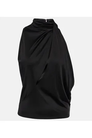 VERSACE Lupetto in raso con cut-out