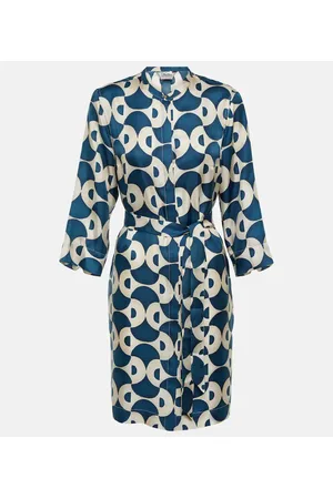 Max Mara Abito chemisier Timek in seta con stampa