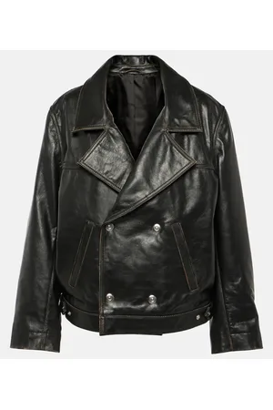 Victoria Beckham Giacca in pelle oversize