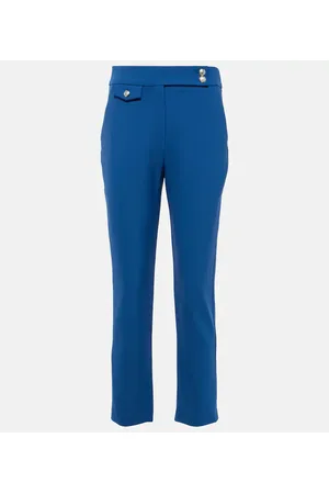 VERONICA BEARD Pantaloni slim cropped Renzo a vita alta