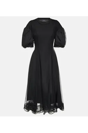Simone Rocha Abito midi in cotone
