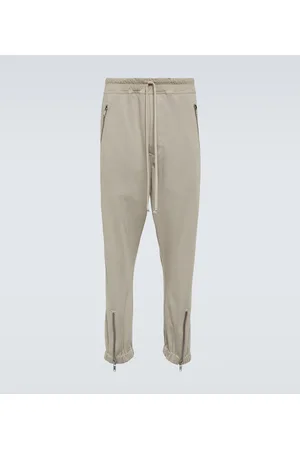 Rick Owens Pantaloni sportivi in jersey di cotone