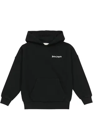 Palm Angels Felpa in cotone con cappuccio e logo