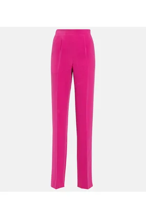 Roland Mouret Pantaloni in crêpe a vita alta