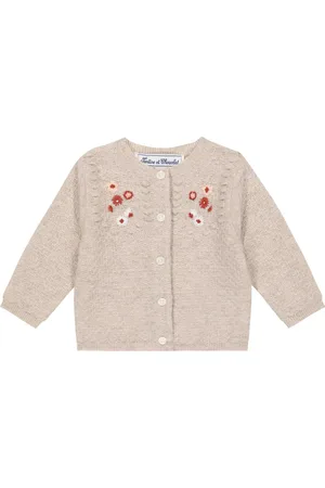 Tartine Et Chocolat Baby - Cardigan in lana con ricami