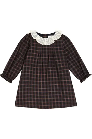 BONPOINT Baby - Abito Magnolia in cotone a quadri
