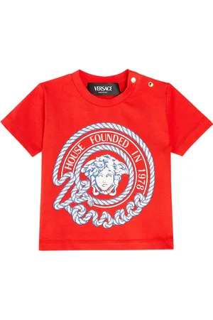 VERSACE Baby - T-shirt Medusa in misto cotone