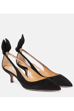 Aquazzura Pumps Bow Tie 50 in suede