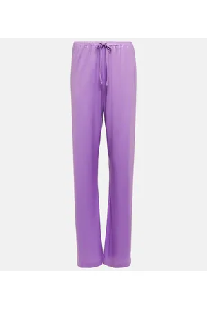 DRIES VAN NOTEN Pantaloni regular in jersey