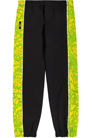 VERSACE Pantaloni sportivi Barocco in cotone