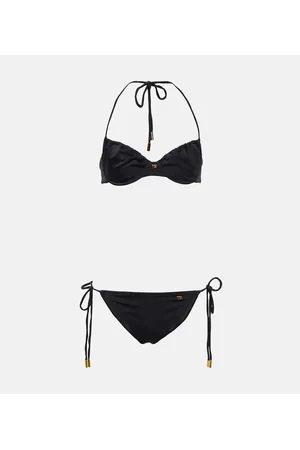 Tom Ford Bikini con ruches e logo