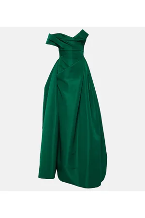 Vivienne Westwood Abito lungo con scollo bardot