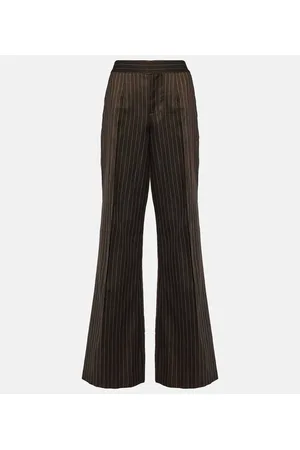 Jean Paul Gaultier Pantaloni flared Tattoo in misto lana
