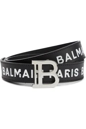 Balmain Cintura in pelle con logo