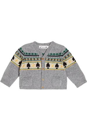 BONPOINT Cardigan Baby Tahiel in lana con motivi