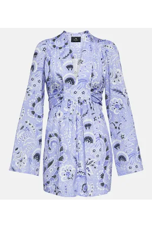 Etro Miniabito in misto cotone con stampa