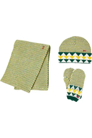 Bobo Choses Berretto, sciarpa e muffole con logo