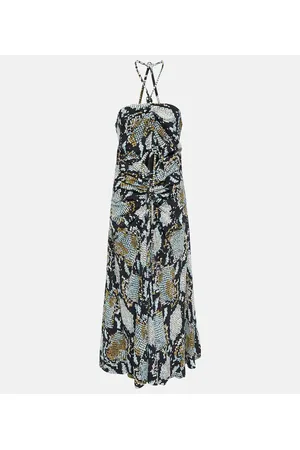Proenza Schouler Abito midi con scollo all’americana