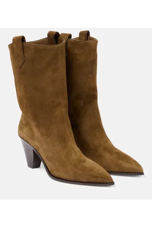 Aquazzura Stivali texani Boogie in suede