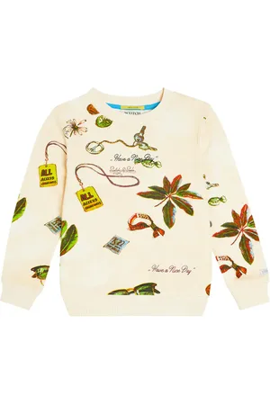 Scotch&Soda Felpa in cotone con stampa