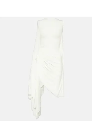 Alaïa Alaïa Miniabito asimmetrico in jersey