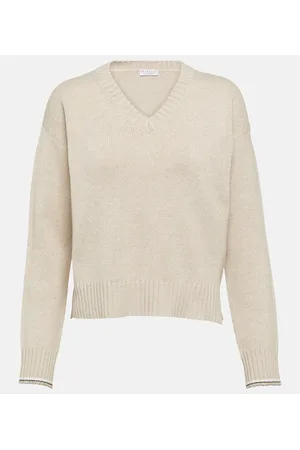 Brunello Cucinelli Pullover in lana, cashmere e seta