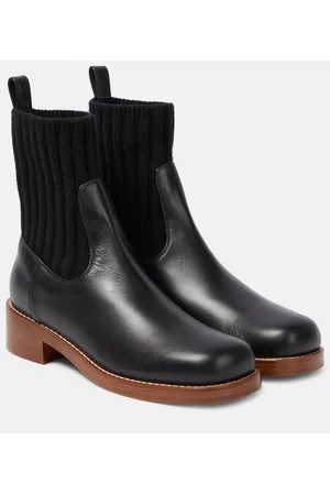 GABRIELA HEARST Stivaletti Chelsea Hobbes in pelle