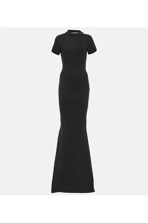 Balenciaga Maxi abito T-shirt in misto cotone
