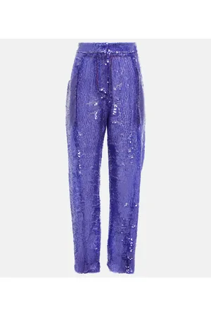 Blazé Milano Blazé Milano Pantaloni a gamba larga Sorraia con paillettes