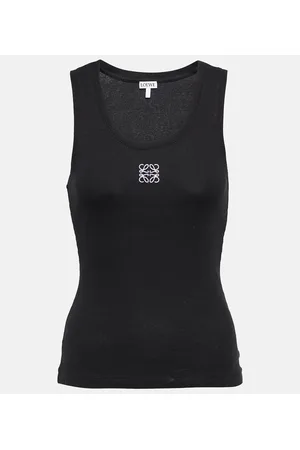 Loewe Tank top Anagram in misto cotone