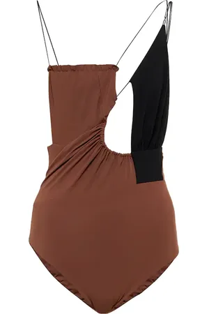 Nensi Dojaka Costume intero asimmetrico con cut-out