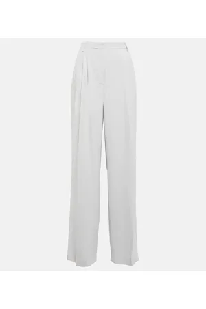 DRIES VAN NOTEN Pantaloni a gamba larga con pieghe