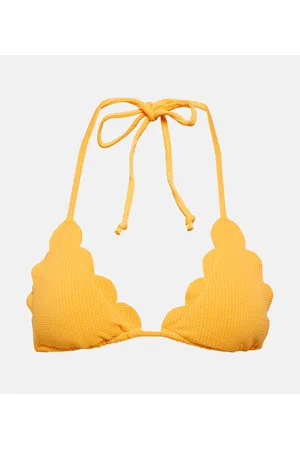 Marysia Top bikini a triangolo Broadway smerlato