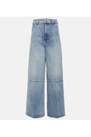 Khaite Jeans Isla a vita alta e gamba larga