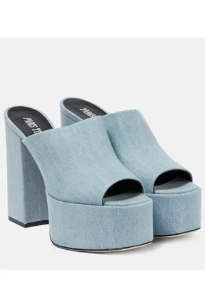 PARIS TEXAS Mules Sasha in denim