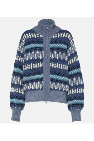 Loro Piana Bomber Holiday Noel in cashmere
