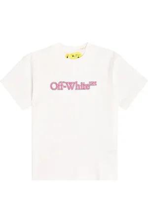 OFF-WHITE T-shirt in jersey di cotone con logo