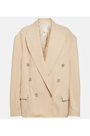 Isabel Marant Blazer doppiopetto gessato Klero